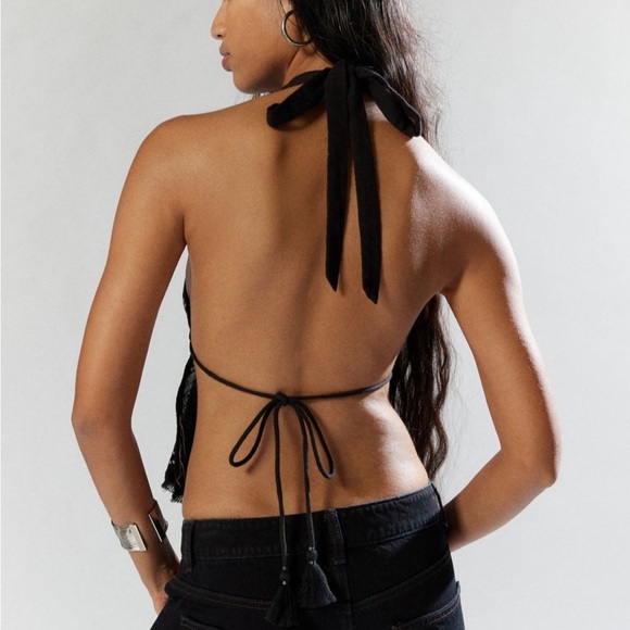 Tie Back Urban Silence + Noise Maria Embellished Flyaway Top - Picture 2 of 3